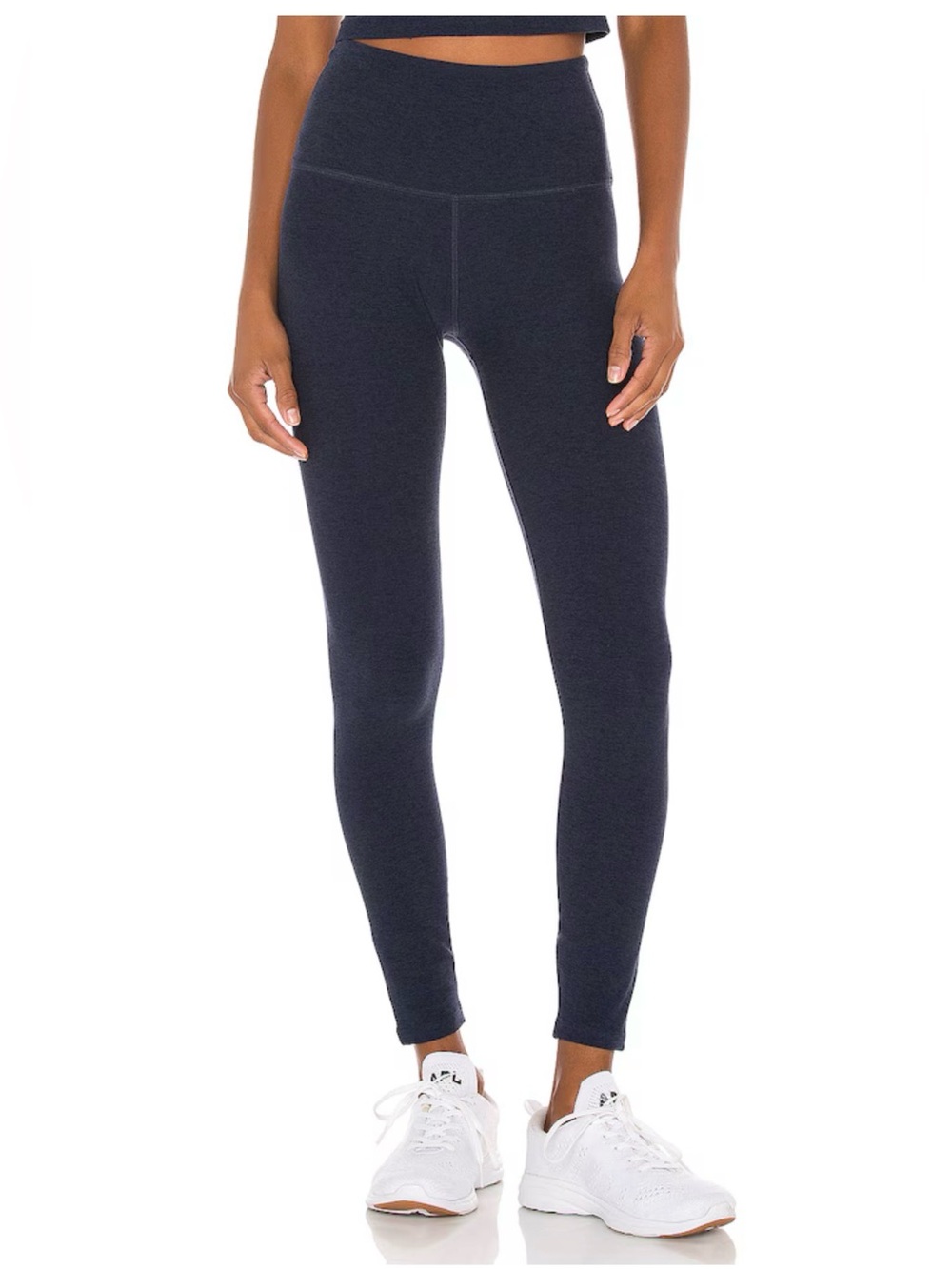 Beyond yoga Spacedye Caught In The Midi High Waisted Legging in Nocturnal Navy